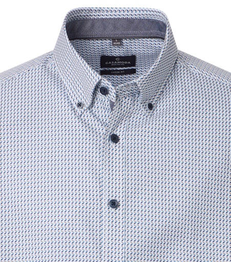 Hemden lange mouw blauw Casa Moda