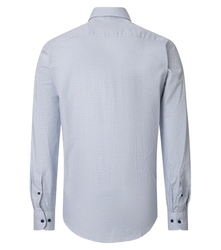 Hemden lange mouw blauw Casa Moda