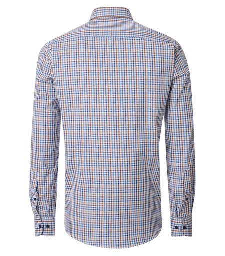 Hemden lange mouw blauw Casa Moda