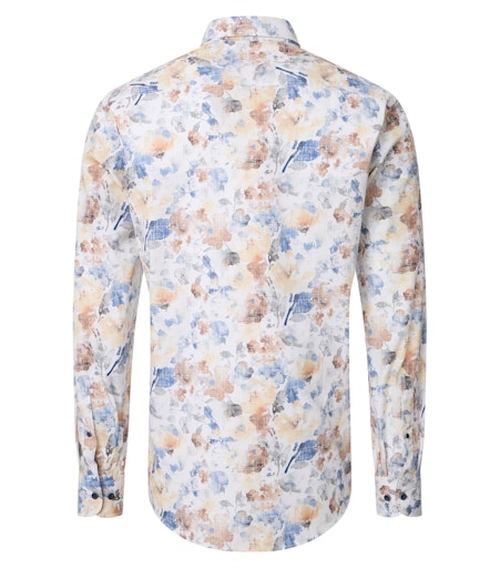 Hemden lange mouw blauw Casa Moda