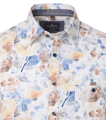 Hemden lange mouw blauw Casa Moda