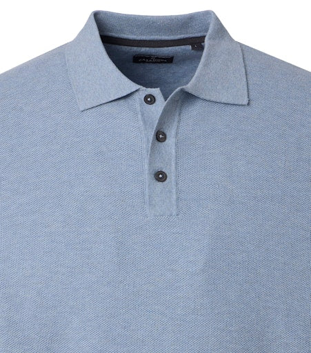 Polo's lange mouw blauw Casa Moda