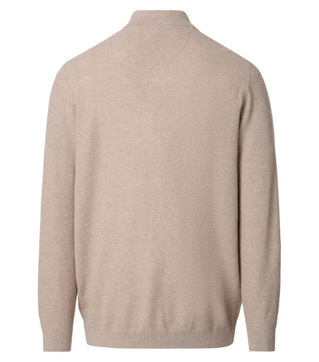 Polo's lange mouw beige Casa Moda