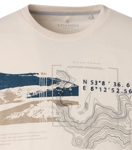 T-shirts korte mouw wit Casa Moda