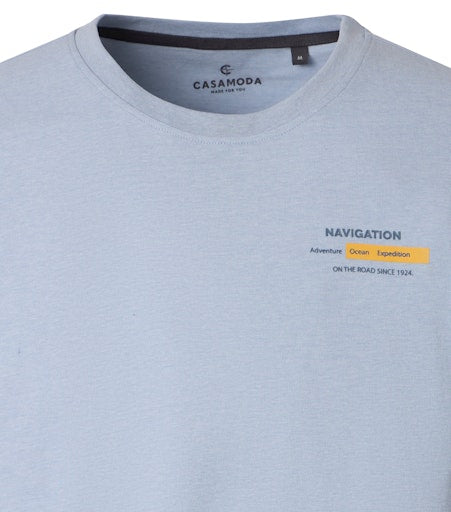 T-shirts korte mouw blauw Casa Moda