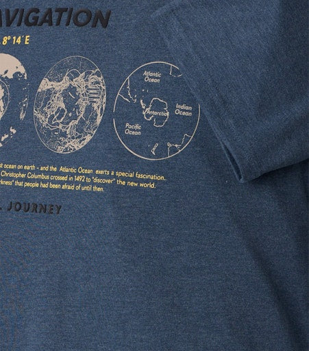 T-shirts korte mouw blauw Casa Moda
