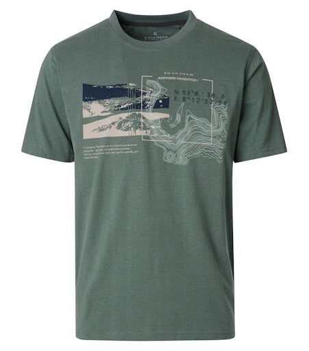 T-shirts korte mouw groen Casa Moda