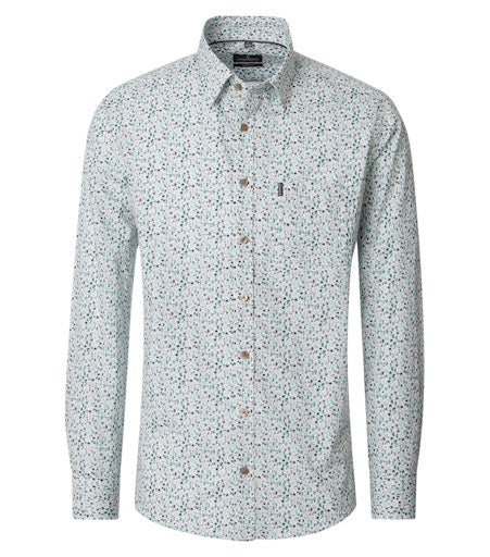 Hemden lange mouw groen Casa Moda