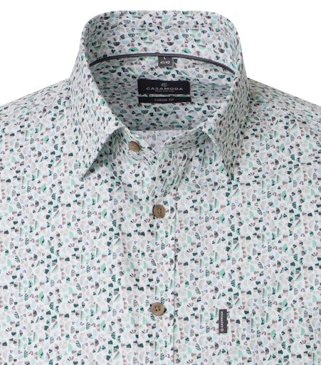 Hemden lange mouw groen Casa Moda