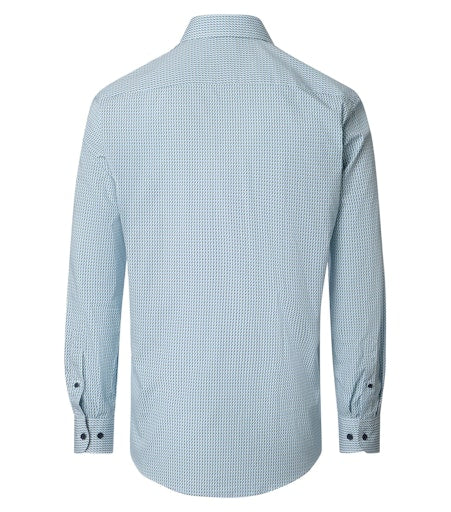 Hemden lange mouw blauw Casa Moda