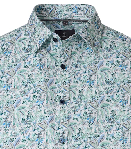 Hemden lange mouw groen Casa Moda