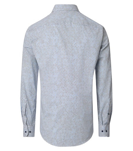 Hemden lange mouw blauw Casa Moda
