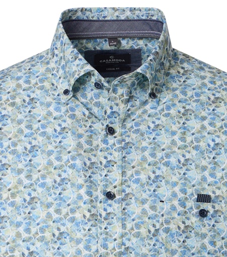 Hemden lange mouw groen Casa Moda
