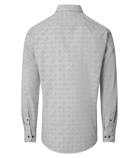 Hemden lange mouw groen Casa Moda