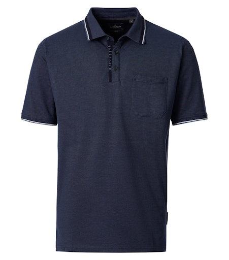 Polo's korte mouw blauw Casa Moda