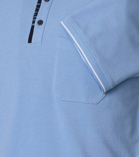 Polo's korte mouw blauw Casa Moda