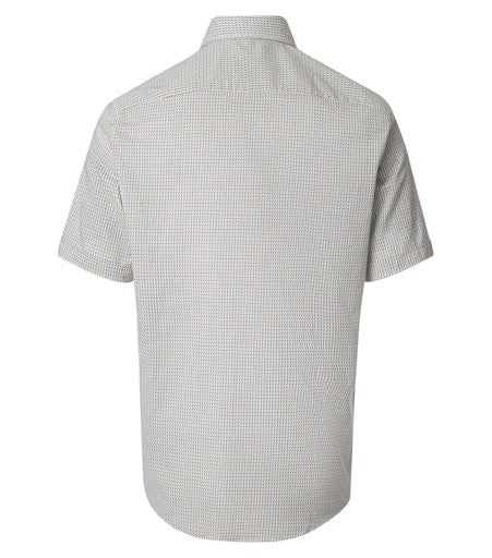 Hemden korte mouw blauw Casa Moda