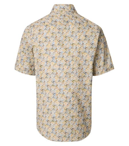 Hemden korte mouw geel Casa Moda