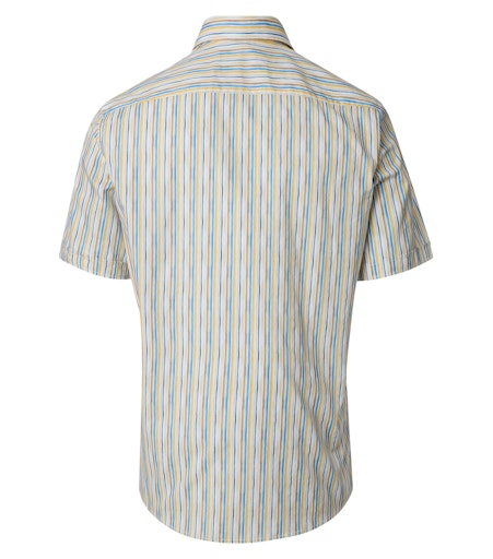 Hemden korte mouw geel Casa Moda