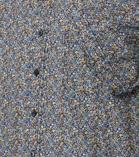 Hemden korte mouw blauw Casa Moda