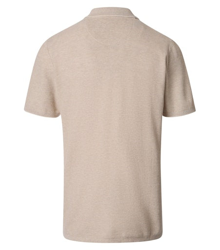 Polo's korte mouw beige Casa Moda