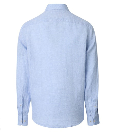 Hemden korte mouw blauw Casa Moda