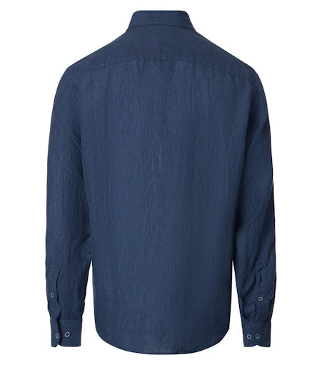 Hemden lange mouw blauw Casa Moda