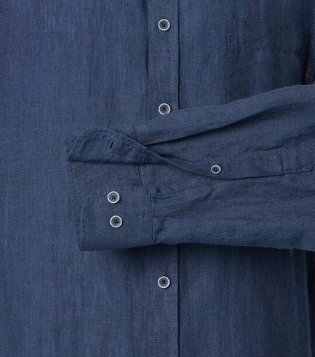 Hemden lange mouw blauw Casa Moda