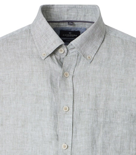 Hemden korte mouw groen Casa Moda