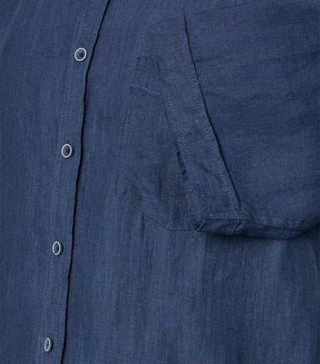 Hemden korte mouw blauw Casa Moda