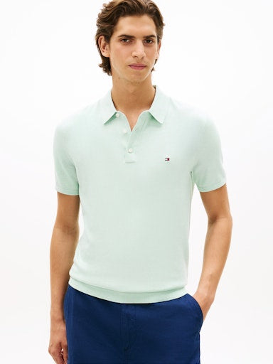 Polo's korte mouw groen Tommy Hilfiger