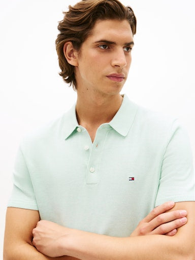 Polo's korte mouw groen Tommy Hilfiger