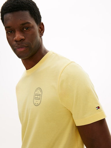 T-shirts korte mouw geel Tommy Hilfiger