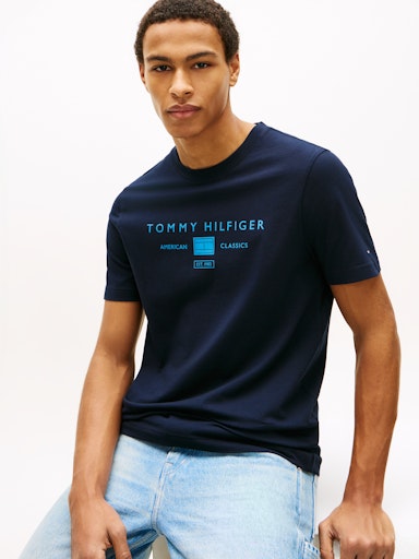 T-shirts korte mouw navy Tommy Hilfiger