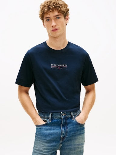 T-shirts korte mouw navy Tommy Hilfiger