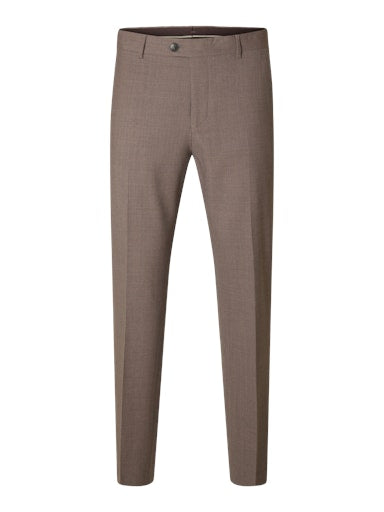 Broeken bruin Selected HOMME