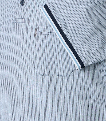 Polo's korte mouw blauw Casa Moda
