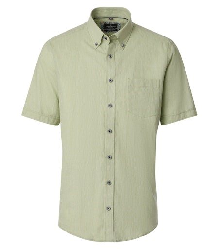 Hemden korte mouw groen Casa Moda