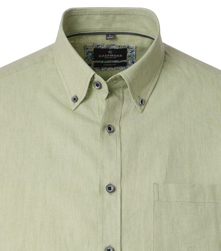 Hemden korte mouw groen Casa Moda
