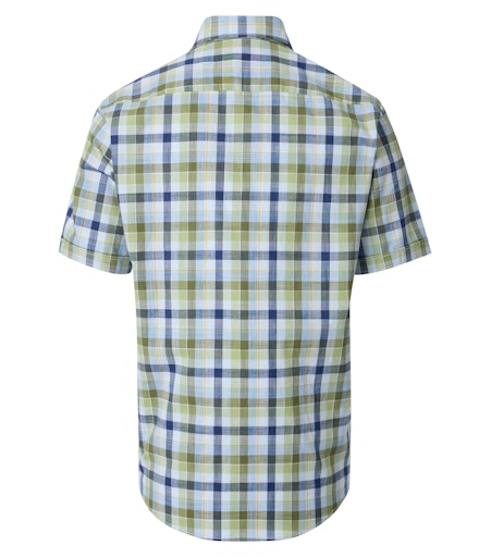 Hemden korte mouw groen Casa Moda