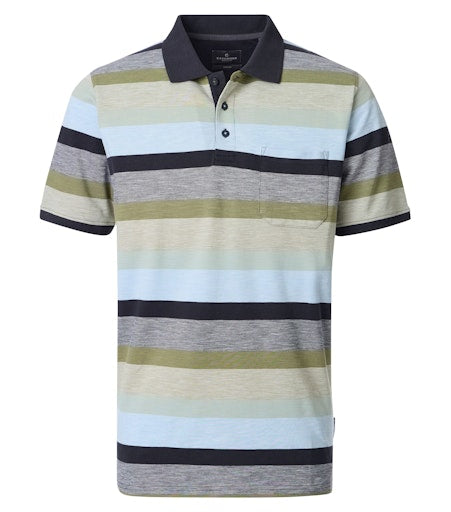 Polo's korte mouw groen Casa Moda
