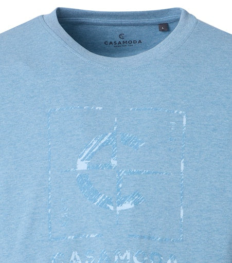 T-shirts korte mouw blauw Casa Moda