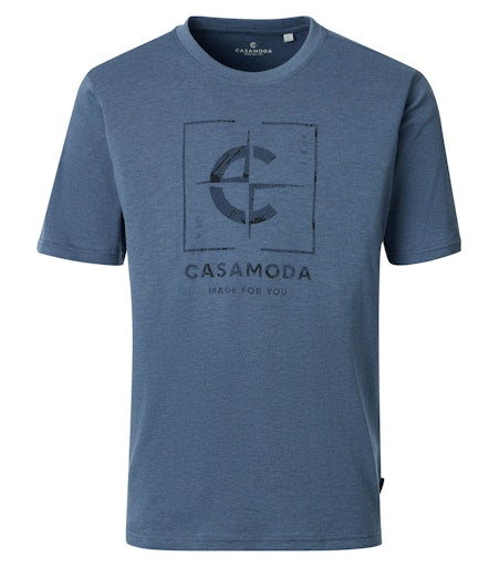 T-shirts korte mouw blauw Casa Moda
