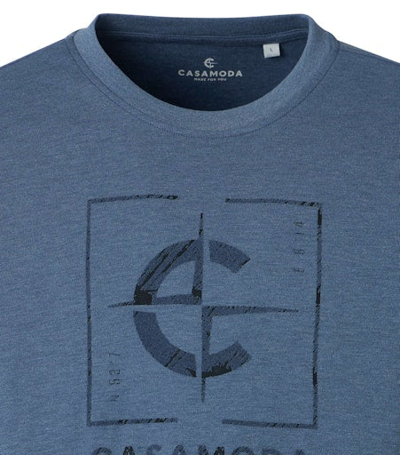 T-shirts korte mouw blauw Casa Moda