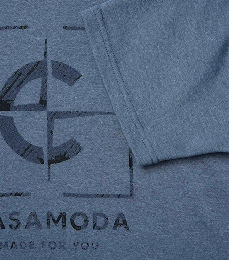 T-shirts korte mouw blauw Casa Moda