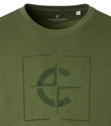 T-shirts korte mouw groen Casa Moda