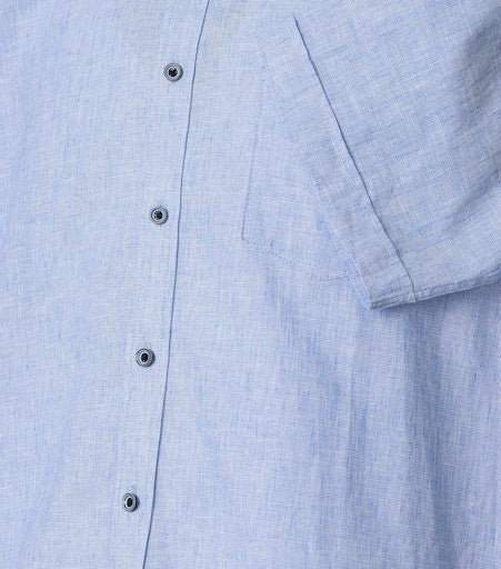 Hemden korte mouw blauw Casa Moda