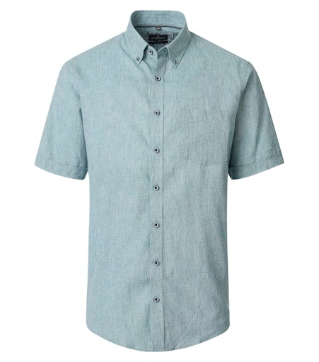 Hemden korte mouw groen Casa Moda