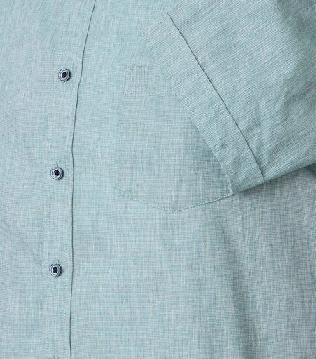 Hemden korte mouw groen Casa Moda