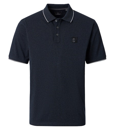 Polo's korte mouw blauw Casa Moda